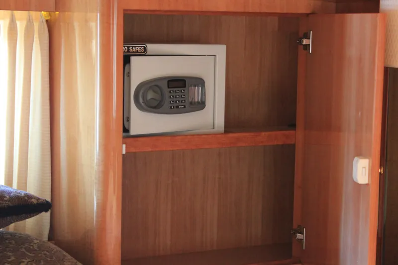 Slide: The Image of Safe inside wooden cabinet of 2004 Horizon P70 model. - 22