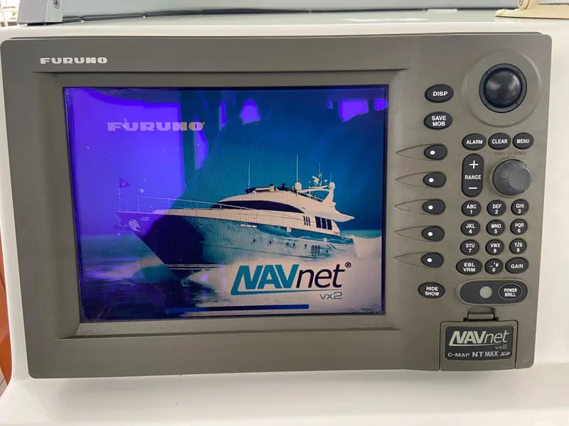 Slide: The Image of Furuno NAVnet vx2 display on 2011 Sabre Custom Yachtfish. - 9