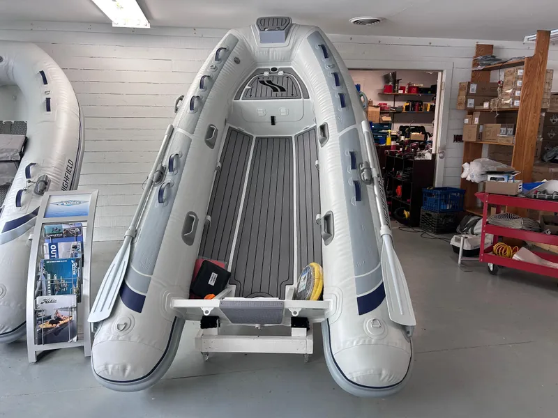 The Image of 2024 Highfield Classic 340 inflatable boat in showroom. - 0