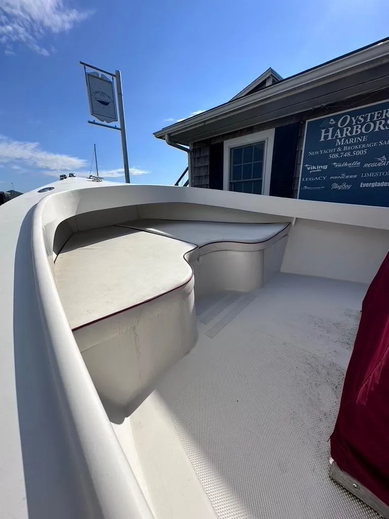 Slide: The Image of 2019 Seaway 18 Sportsman boat interior at Oyster Harbors Marine. - 3
