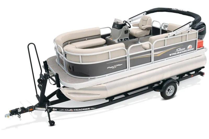 Slide: The Image of White River Party Barge 16 DLX 2025 - 8