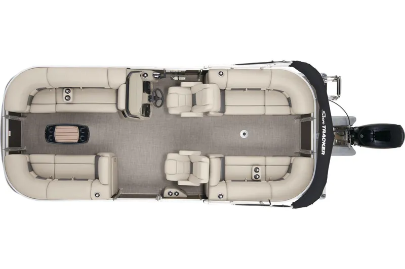 Slide: The Image of Sun Tracker Party Barge 22 DLX 2025 - 11