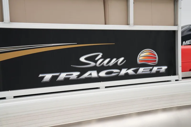 Slide: The Image of Sun Tracker Party Barge 16 DLX 2025 - 16