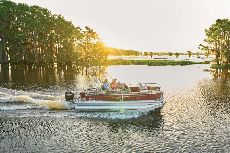 Slide: The Image of Manufacturer Provided Image: Bass Buggy 18 DLX Fishing Pontoon - 70