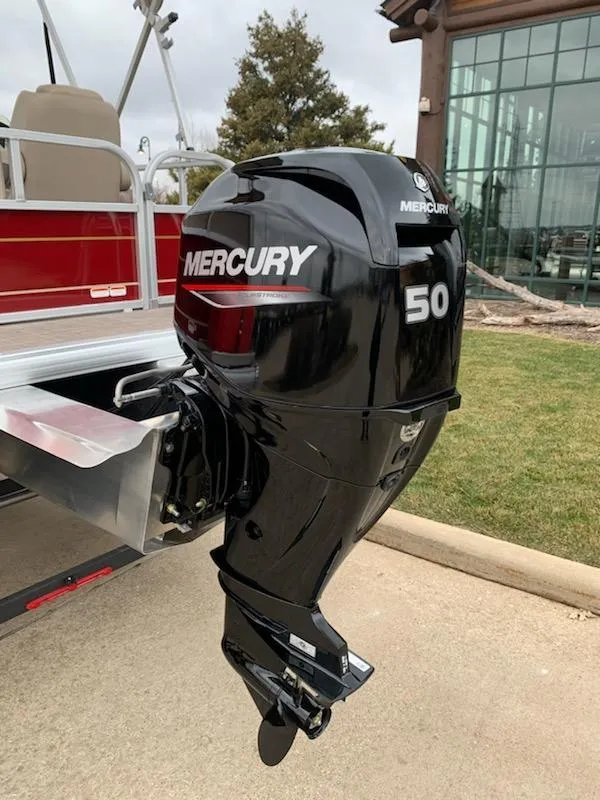 Slide: The Image of 2025 Sun Tracker Bass Buggy 16 XL Select with Mercury 50 outboard motor. - 3