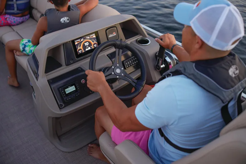 Slide: The Image of Sun Tracker Party Barge 24 DLX 2025 - 66