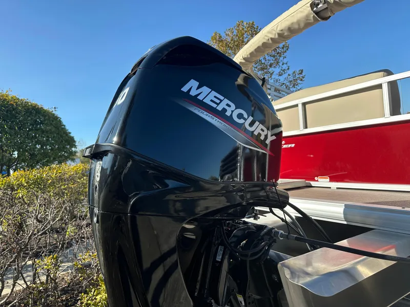 Slide: The Image of 2025 Sun Tracker Bass Buggy 16 XL Select with Mercury outboard motor. - 5