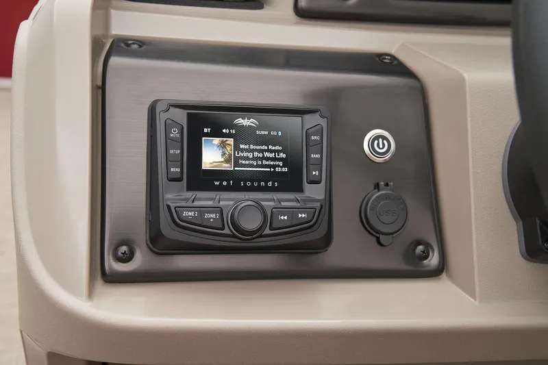 Slide: The Image of Manufacturer Provided Image: Sun Tracker Party Barge 22 RF DLX - 33