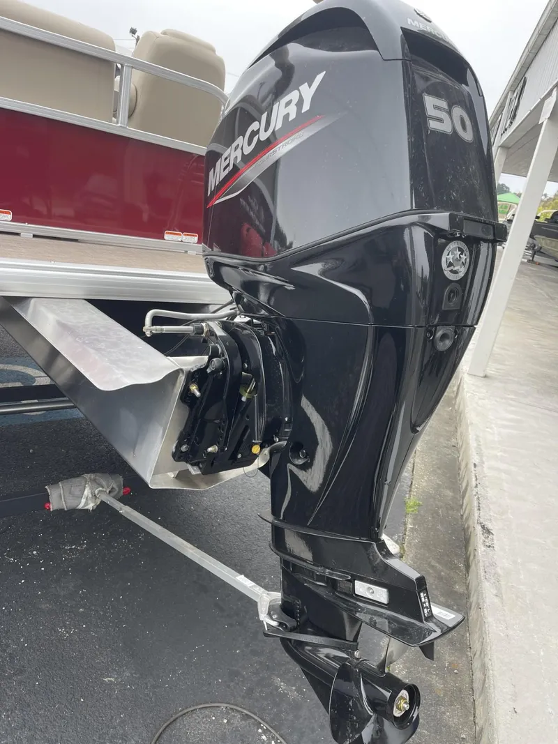 Slide: The Image of 2025 Sun Tracker Bass Buggy 16 XL Select with Mercury 50 outboard motor. - 4