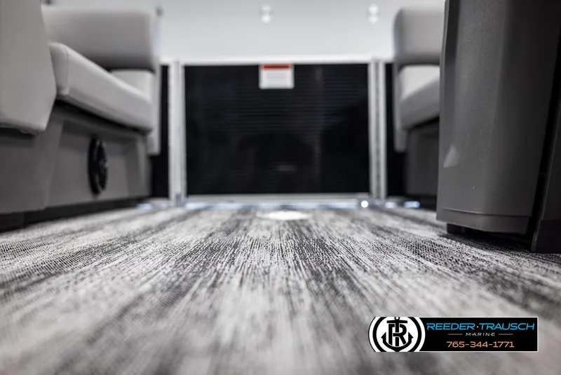 Slide: The Image of Interior view of 2025 Bennington 21 SSBSE pontoon boat with stylish flooring. - 42