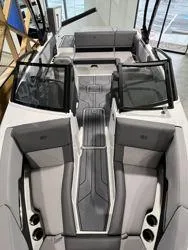 Slide: The Image of 2024 Cobalt CS23 boat interior with sleek seating and modern design. - 7