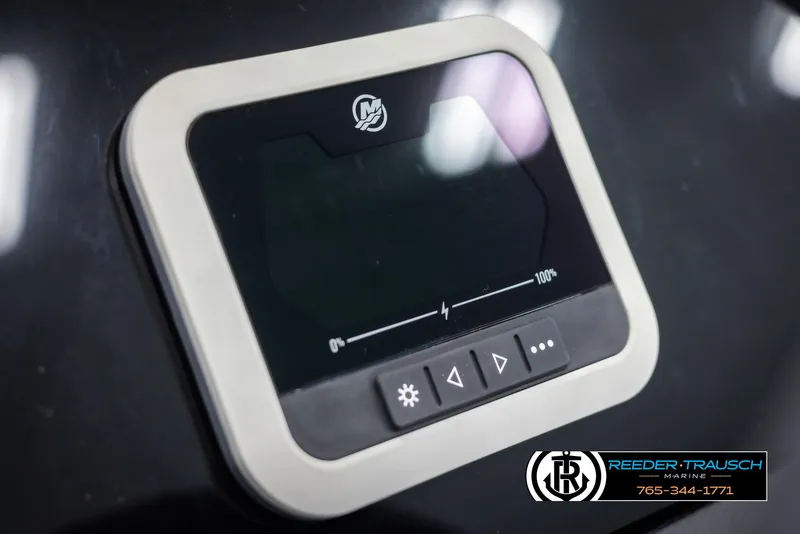 Slide: The Image of Bennington 16 SFSE 2025 control panel with digital display and buttons. - 27