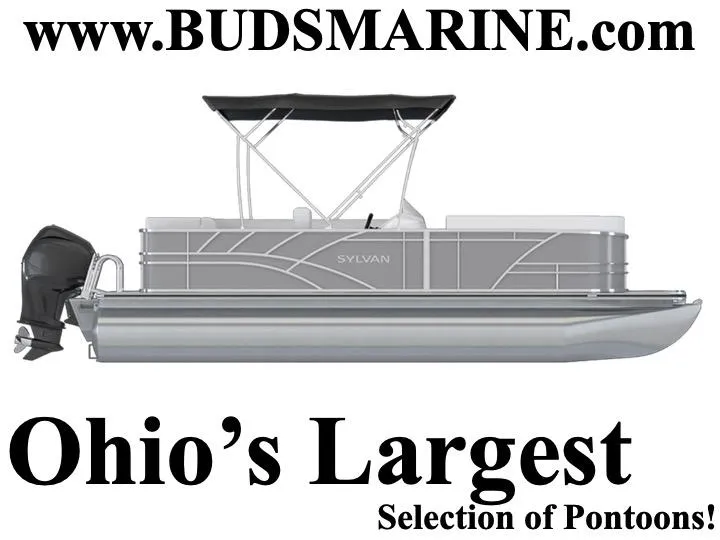 Slide: The Image of 2025 Sylvan Mirage 820 LZ pontoon boat, Ohio's largest selection at Bud's Marine. - 0