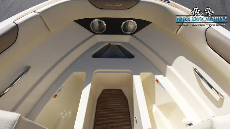 Slide: The Image of 2025 Chris-Craft Sportster interior with sleek design and modern features. - 38