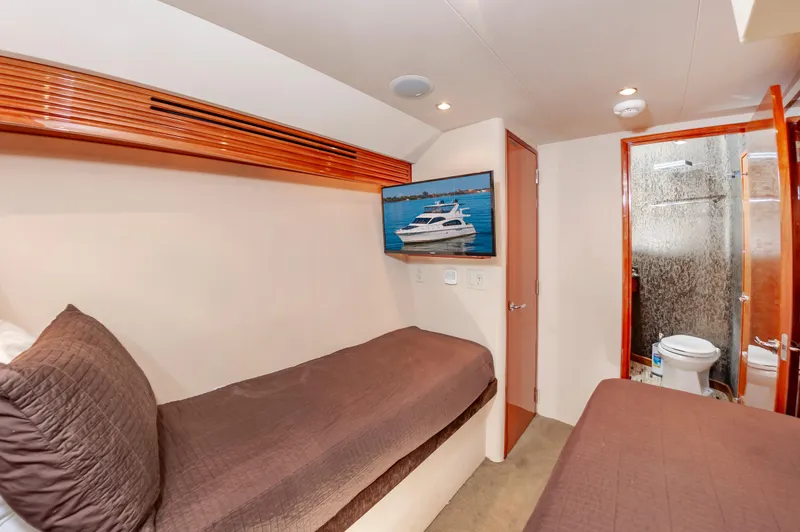 Slide: The Image of Hatteras 64 Motor Yacht Stabilized 2007 - 56