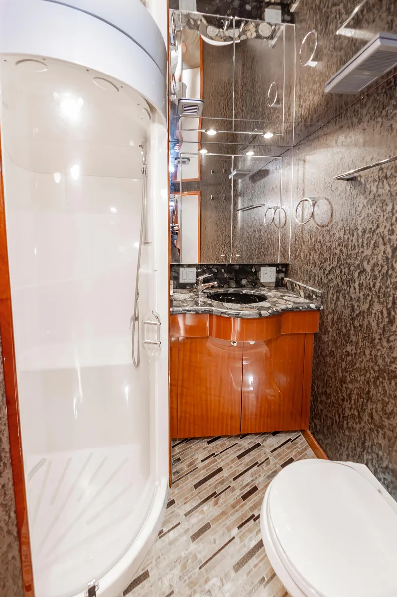 Slide: The Image of Hatteras 64 Motor Yacht Stabilized 2007 - 58