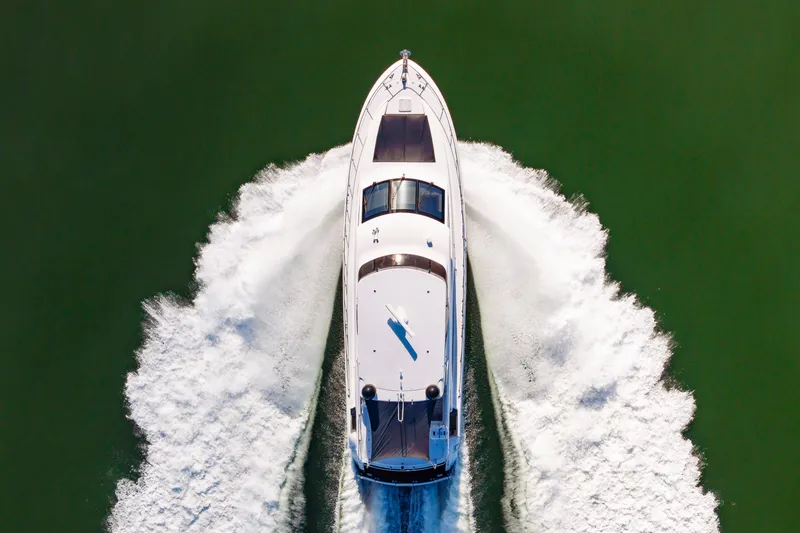 Slide: The Image of Hatteras 64 Motor Yacht Stabilized 2007 - 90