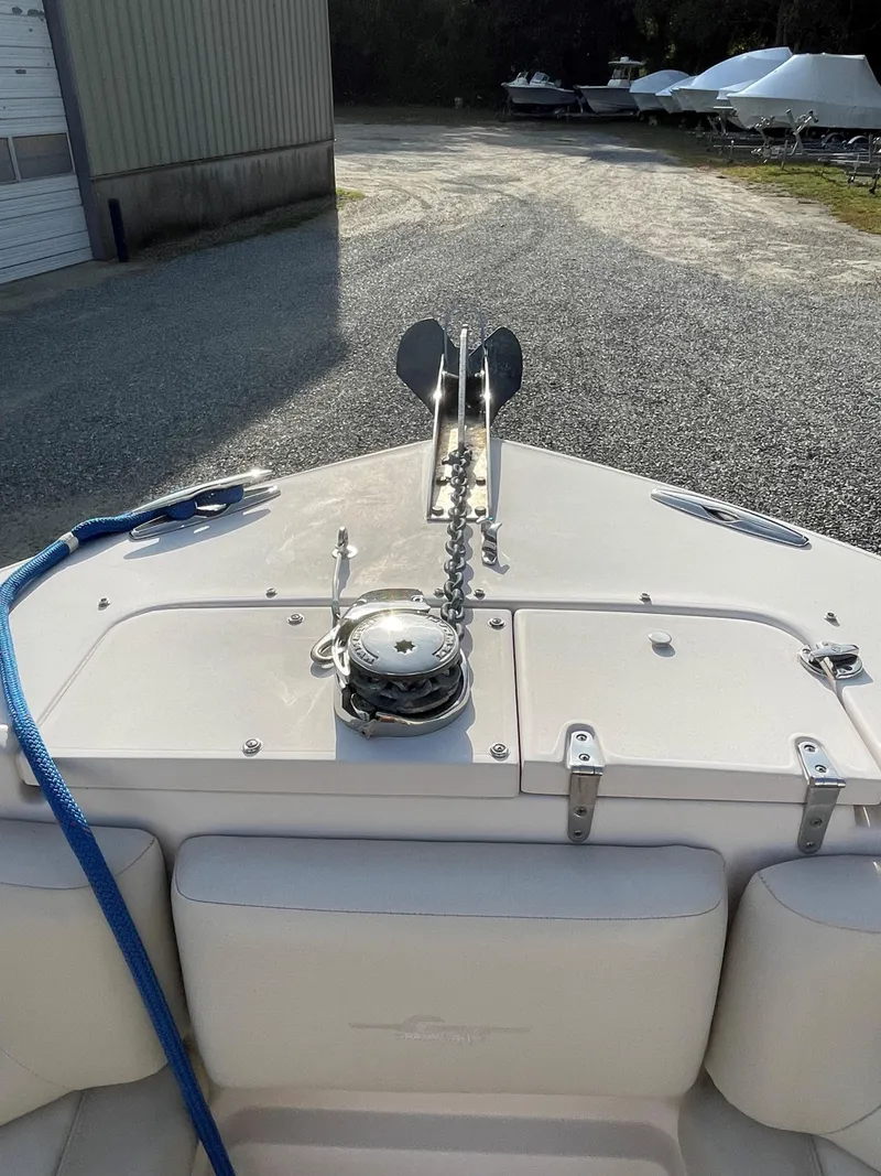 Slide: The Image of 2011 Grady-White 275 boat bow with anchor and seating area. - 7