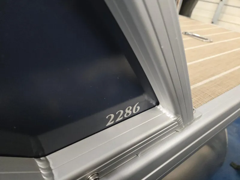 Slide: The Image of Close-up of 2025 Godfrey SWEETWATER 2286 SB boat detail. - 32