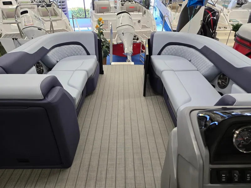 Slide: The Image of 2025 Godfrey SWEETWATER 2286 SFL interior with plush seating and modern design. - 25