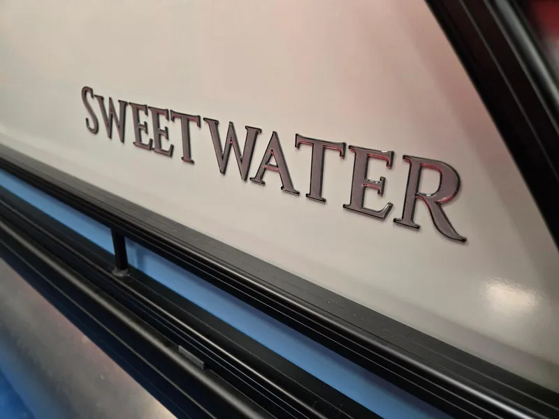 Slide: The Image of Close-up of 2025 Godfrey SWEETWATER 2286 SFL boat logo. - 30