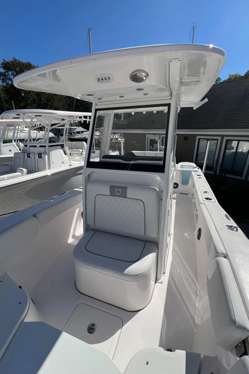 Slide: The Image of 2025 Sea Fox 248 Commander boat, sleek design, spacious seating, modern features. - 7
