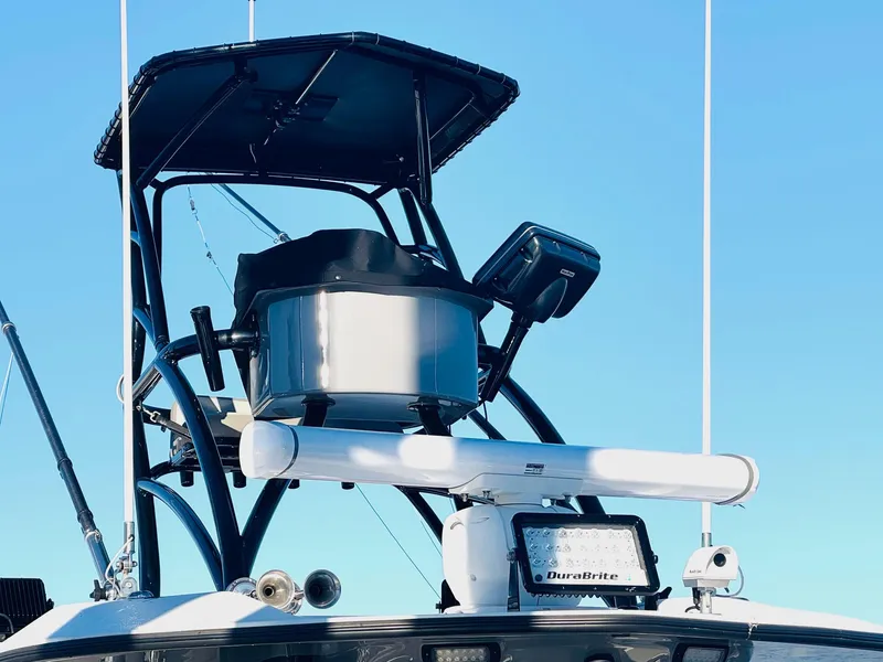 Slide: The Image of 2023 Cape Horn 39T boat wiring and electronics setup. - 17