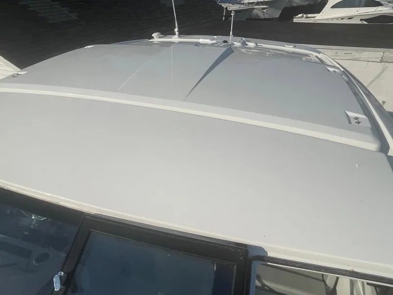 Slide: The Image of 2024 Beneteau Gran Turismo 32 yacht roof view, showcasing sleek design and modern features. - 22