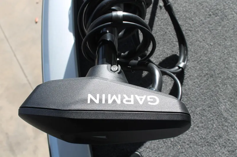 Slide: The Image of Garmin device on 2025 Vexus AVX1880 boat, close-up view. - 5