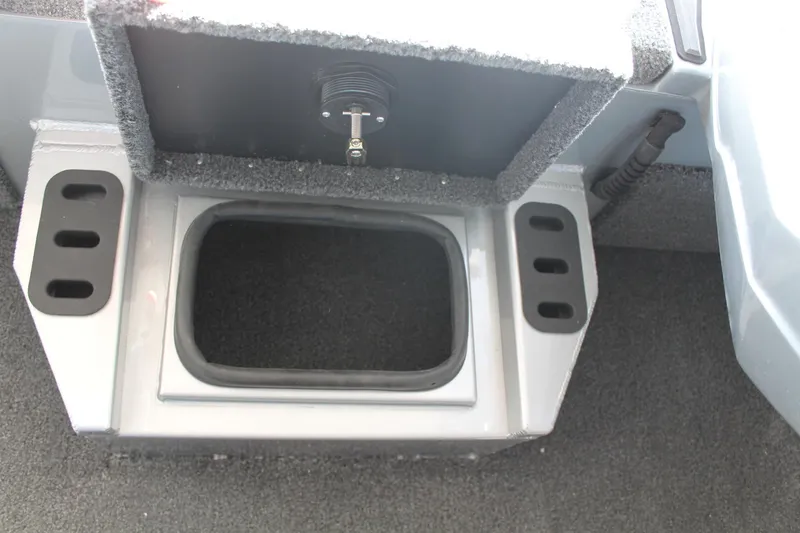 Slide: The Image of Vexus AVX1880 2025 boat interior storage compartment with carpeted finish. - 8