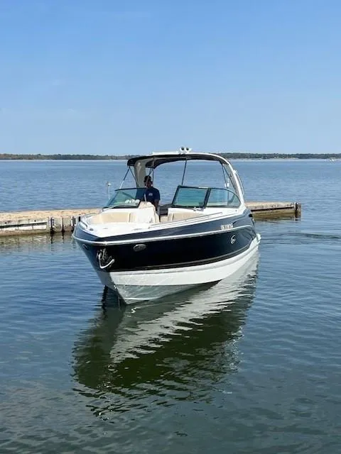 Slide: The Image of 2012 Formula 310 Bowrider I/O on calm lake waters. - 5