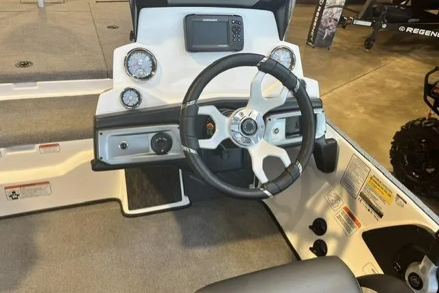 Slide: The Image of Steering console of 2025 Nitro Z20 XL boat with gauges and navigation system. - 7
