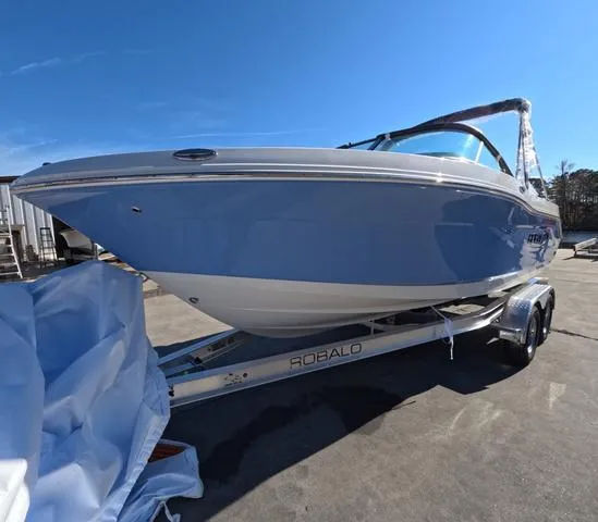 Slide: The Image of Robalo R207 In stock trailer included 2025 - 8