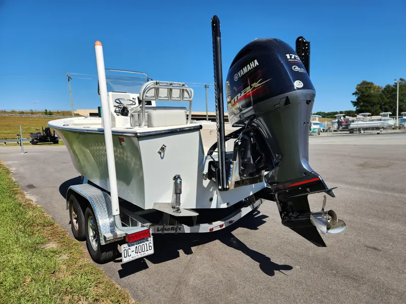 Slide: The Image of 2023 May-Craft 208 CC boat on trailer with Yamaha outboard motor. - 4