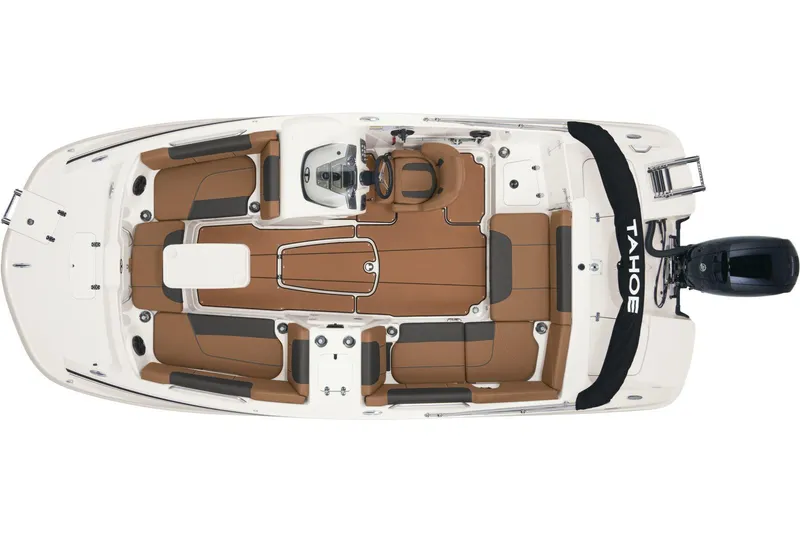 Slide: The Image of Kicker media center in 2025 Tahoe 1950 boat, featuring control buttons. - 7