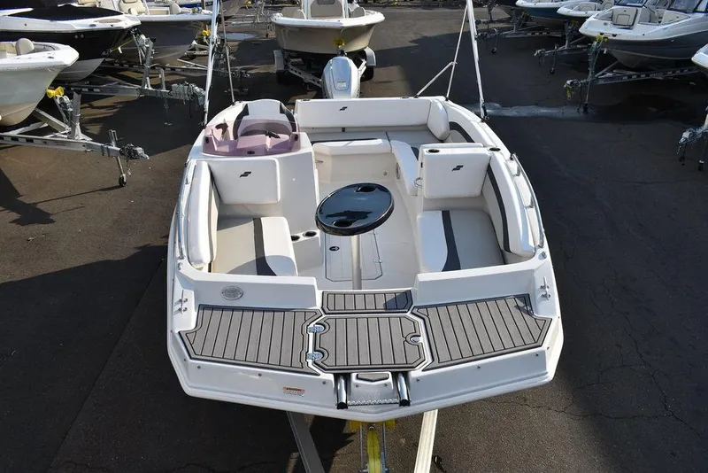 Slide: The Image of 2022 Starcraft SVX 171 boat with spacious seating and modern design. - 17