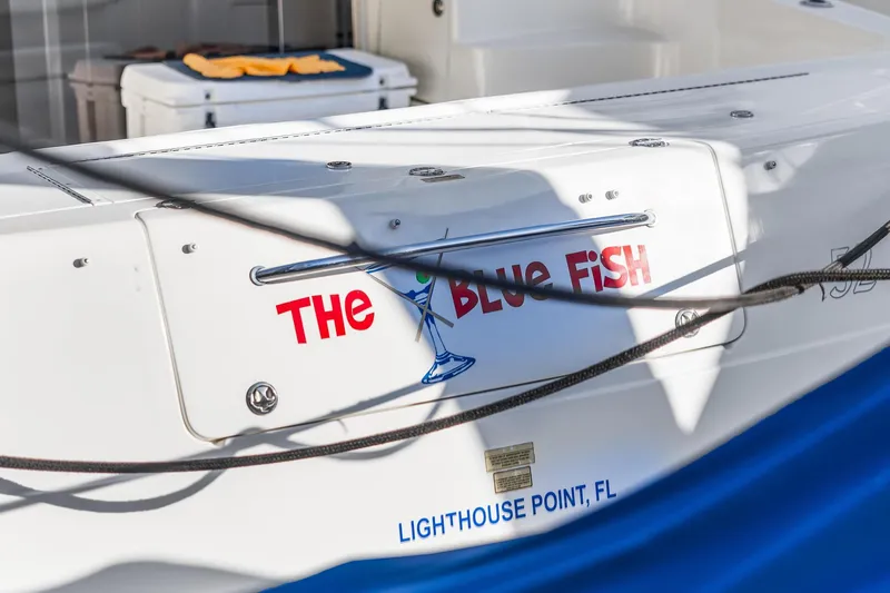 Slide: The Image of 2007 Sea Ray 52 Sedan Bridge yacht named "The Blue Fish" at Lighthouse Point, FL. - 7