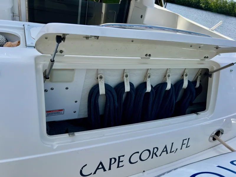 Slide: The Image of 2007 Sea Ray 52 Sedan Bridge boat storage compartment, Cape Coral, FL. - 12