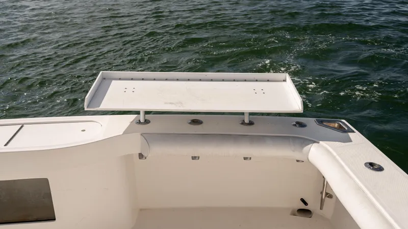 Slide: The Image of Cabo 44 HTX 2012 boat deck with fishing station, ocean view. - 12