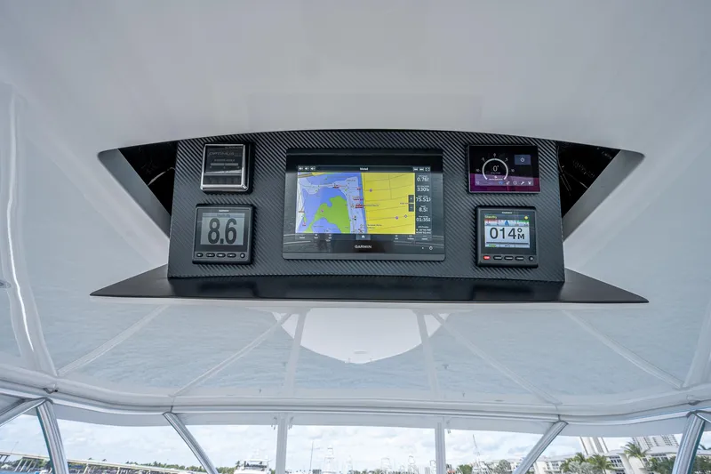 Slide: The Image of Viking 68 KEMOSABE - Helm Overhead Electronics - 29