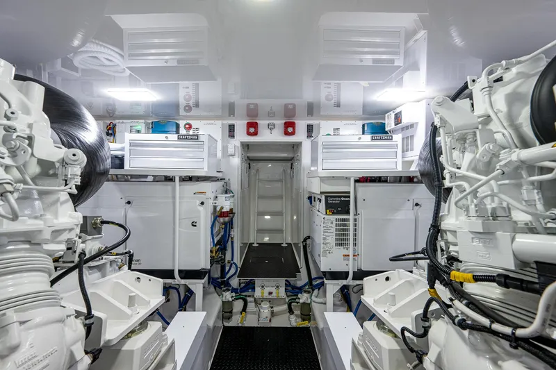 Slide: The Image of Viking 68 KEMOSABE - Engine Room - 43