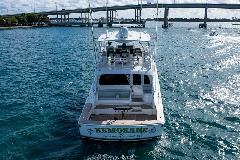 Slide: The Image of Viking 68 KEMOSABE - Aft Aerial Profile - 54