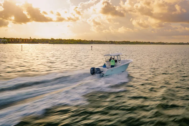 Slide: The Image of Sea Hunt Gamefish 25 cruising on a sunny day, 2025 model. - 2