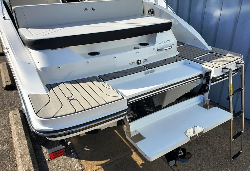 Slide: The Image of Flip down swim platform deployed - 15