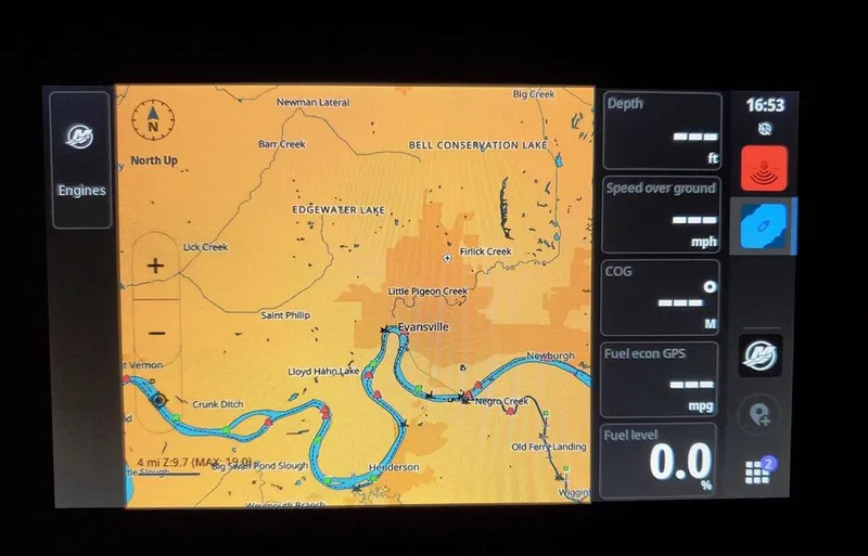 Slide: The Image of Simrad GPS Chartplotter - 23