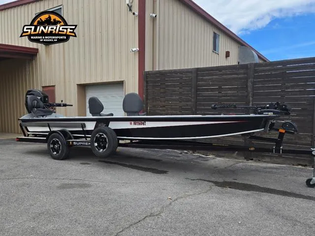 Slide: The Image of 2018 Supreme 207XP boat with two seats, displayed at Sunrise Marine & Motorsports. - 18