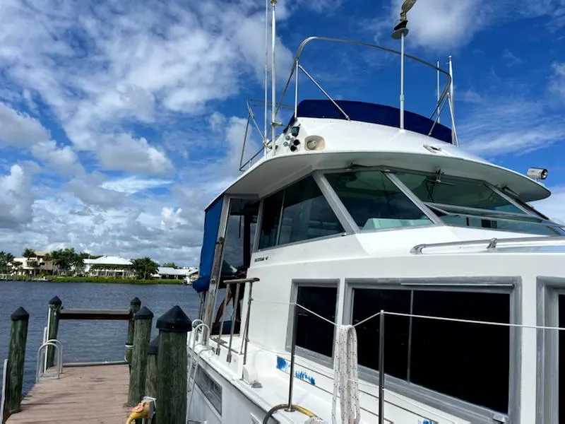 Slide: The Image of Bertram 42 Flybridge Motor Yacht 1986 - 25