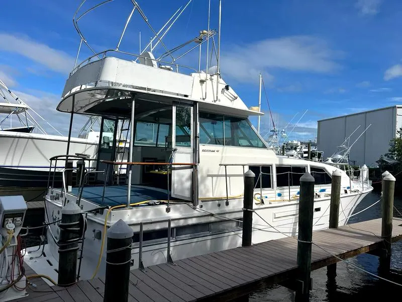 Slide: The Image of Bertram 42 Flybridge Motor Yacht 1986 - 36