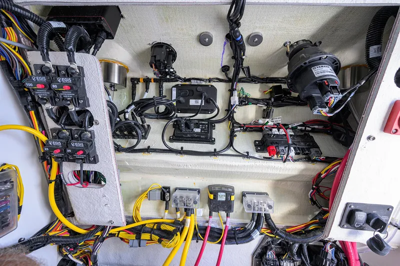Slide: The Image of Electrical wiring system of 2025 Sportsman Heritage 231 Center Console boat. - 21