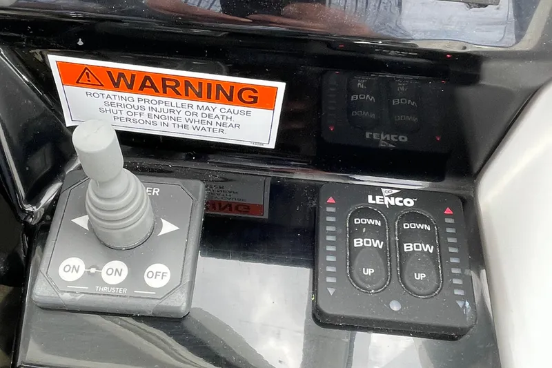 Slide: The Image of Lenco tabs and Bow thruster - 16